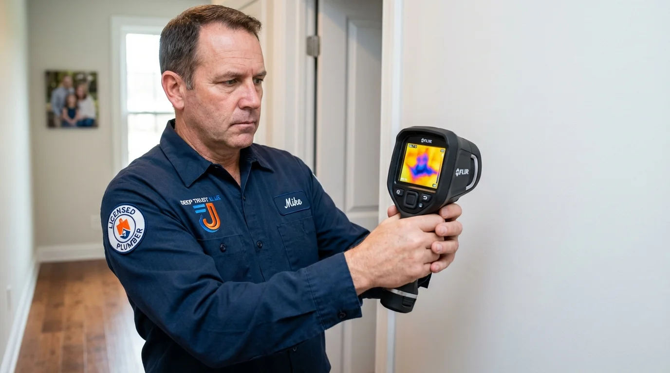 Thermal imaging leak detection by Johns Plumbing LLC in Manhattan